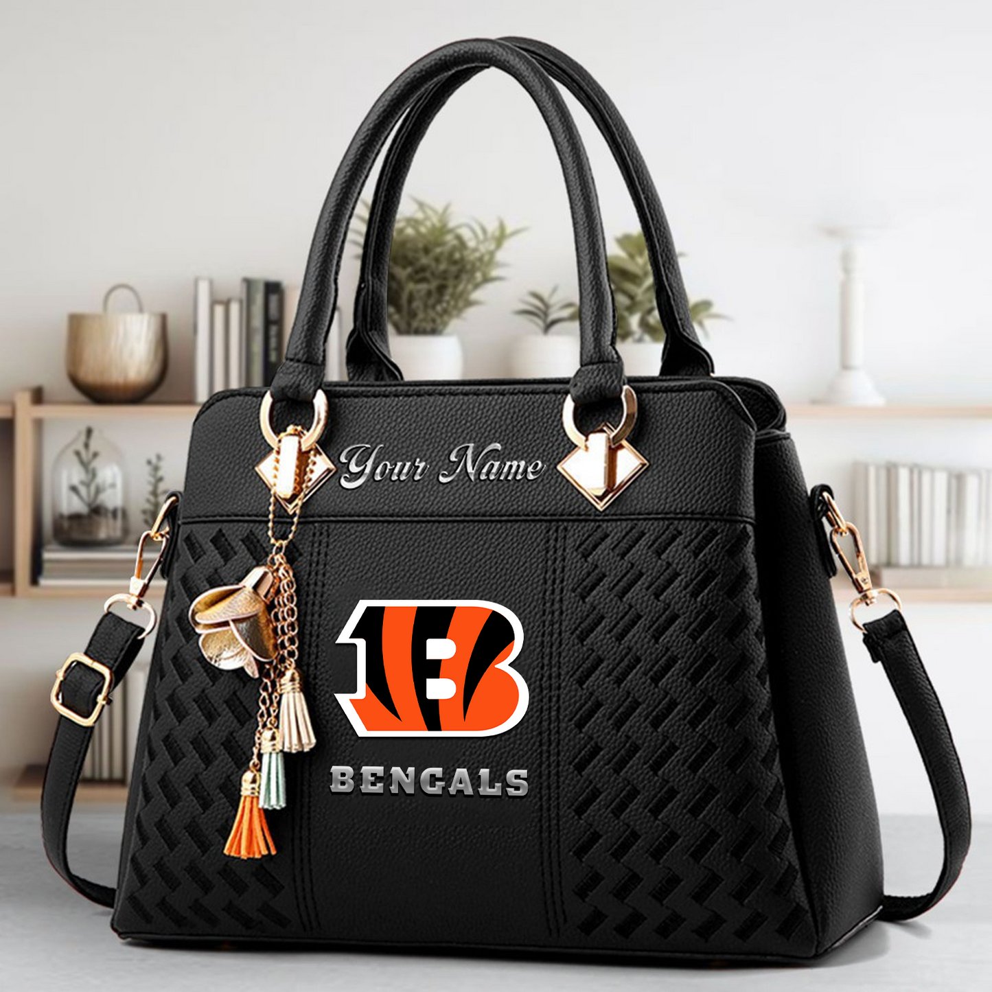 CIN x NFL Leather Bag DATND TANTD