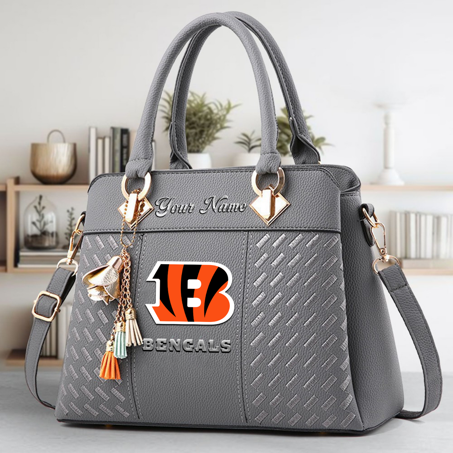 CIN x NFL Leather Bag DATND TANTD