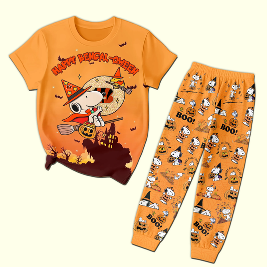 CIN x NFL Mistmerch SNP Happy Halloween Pajama Set DDT CTND