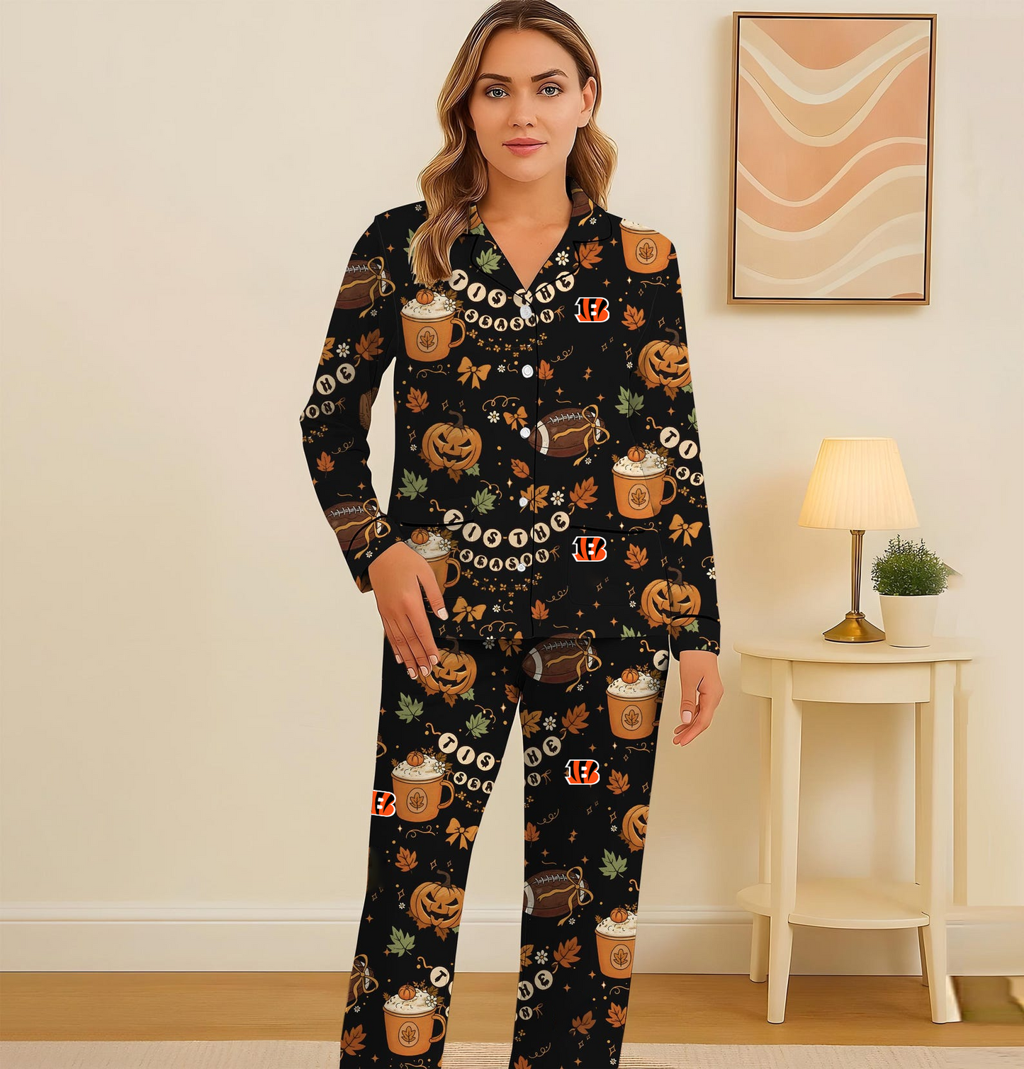 CIN x NFL Tis The Season Pajama Set DDT HLP