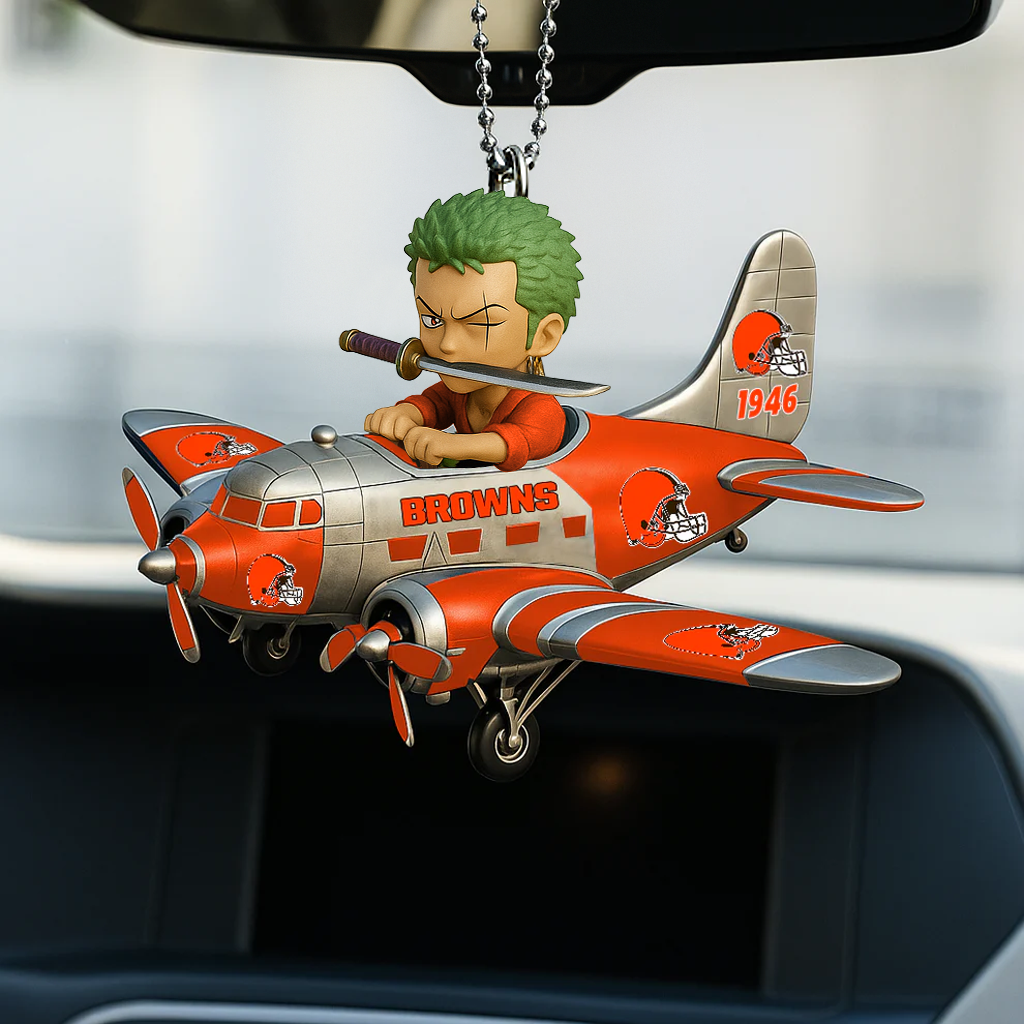 CLE NFL x Zoro Premium Car Hanging Ornament DDT NTL