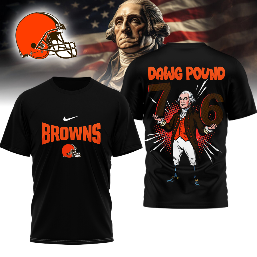 CLE Premium NFL 6-7 7-6 George Washington 3D Shirt DDT 071025 HLPHUONG