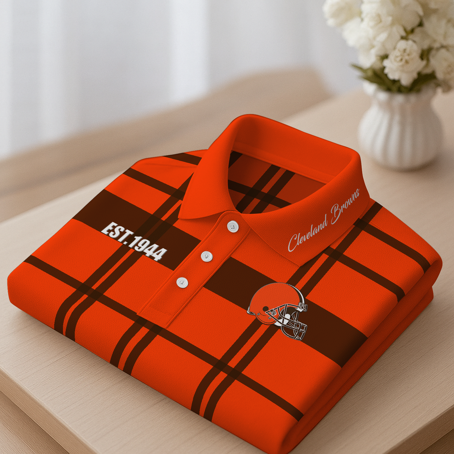 CLE Premium NFL Polo Shirt DatND DVT