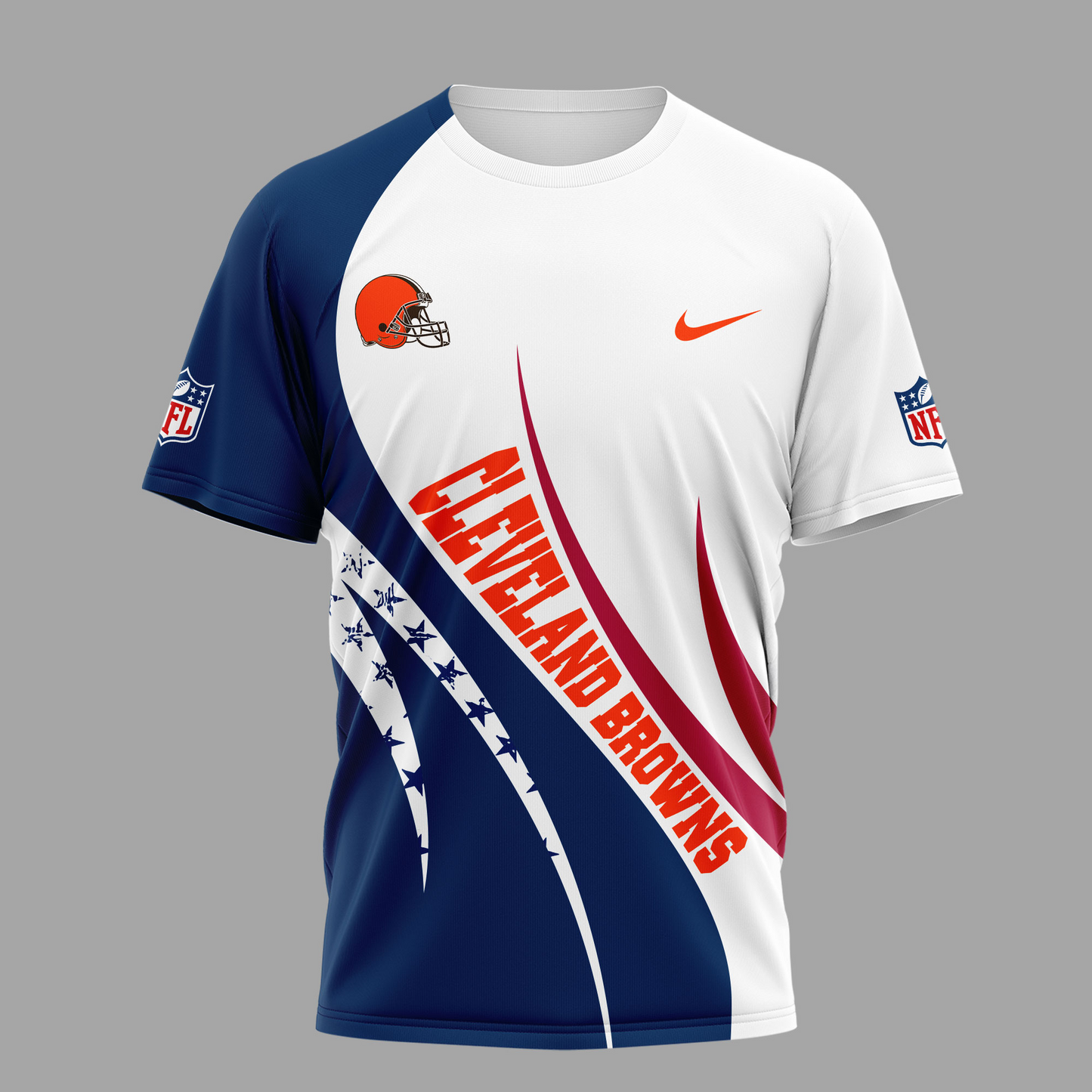 CLE Premium NFL Raised By Immigrants 3D Shirt DDT NTL