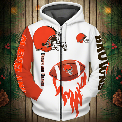 CLE Premium NFL V3 3D Graphic Hoodie DDT NTL