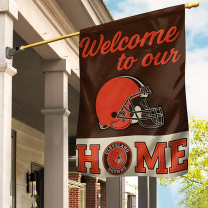 CLE Premium NFL Welcome Home Flag DDT NTL