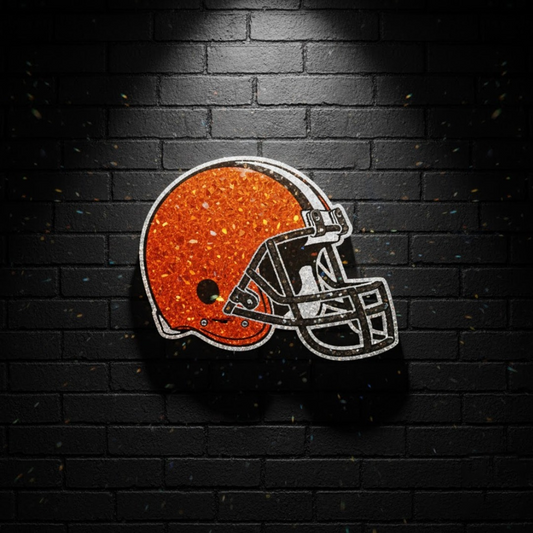 CLE X NFL Diamond Crystal Wall Art DatND DVT