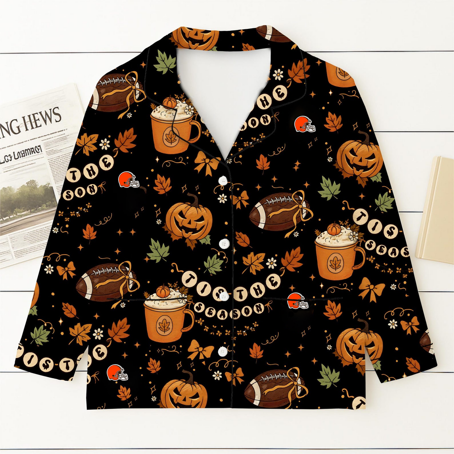 CLE x NFL Tis The Season Pajama Set DDT HLP