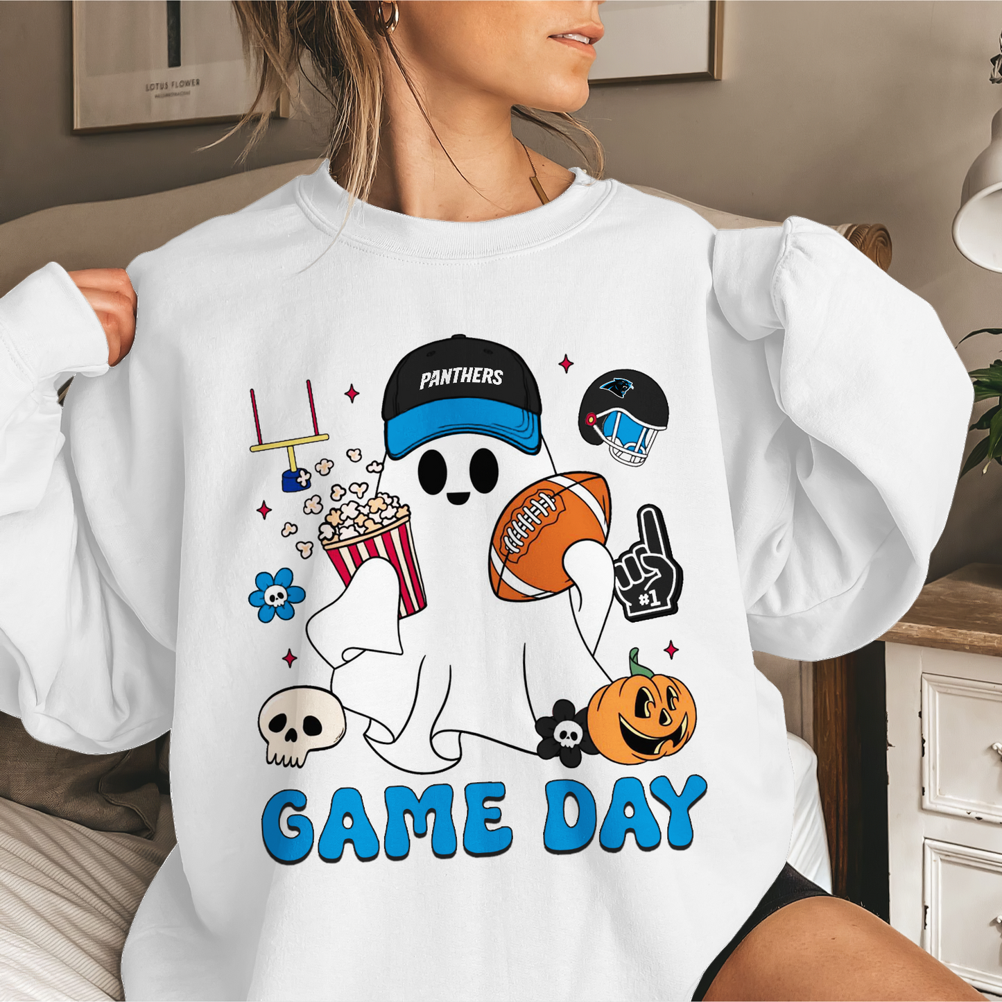 CP Game Day Football Ghost Sweatshirt DDT NTL