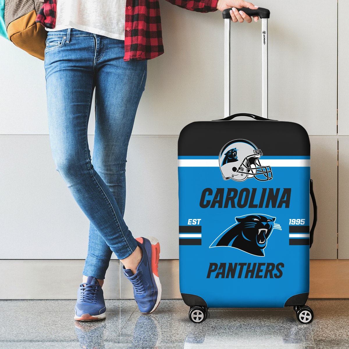 CP NFL Luggage Cover Suitcase Protector DDT NTL