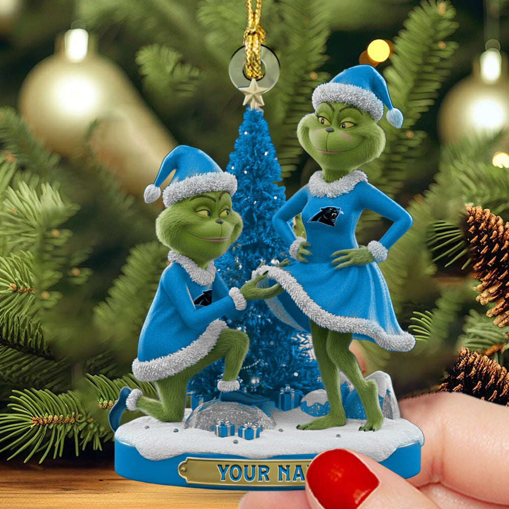 CP NFL Personalized Funny Christmas Couple Ornament Gift For Family DDTNTL