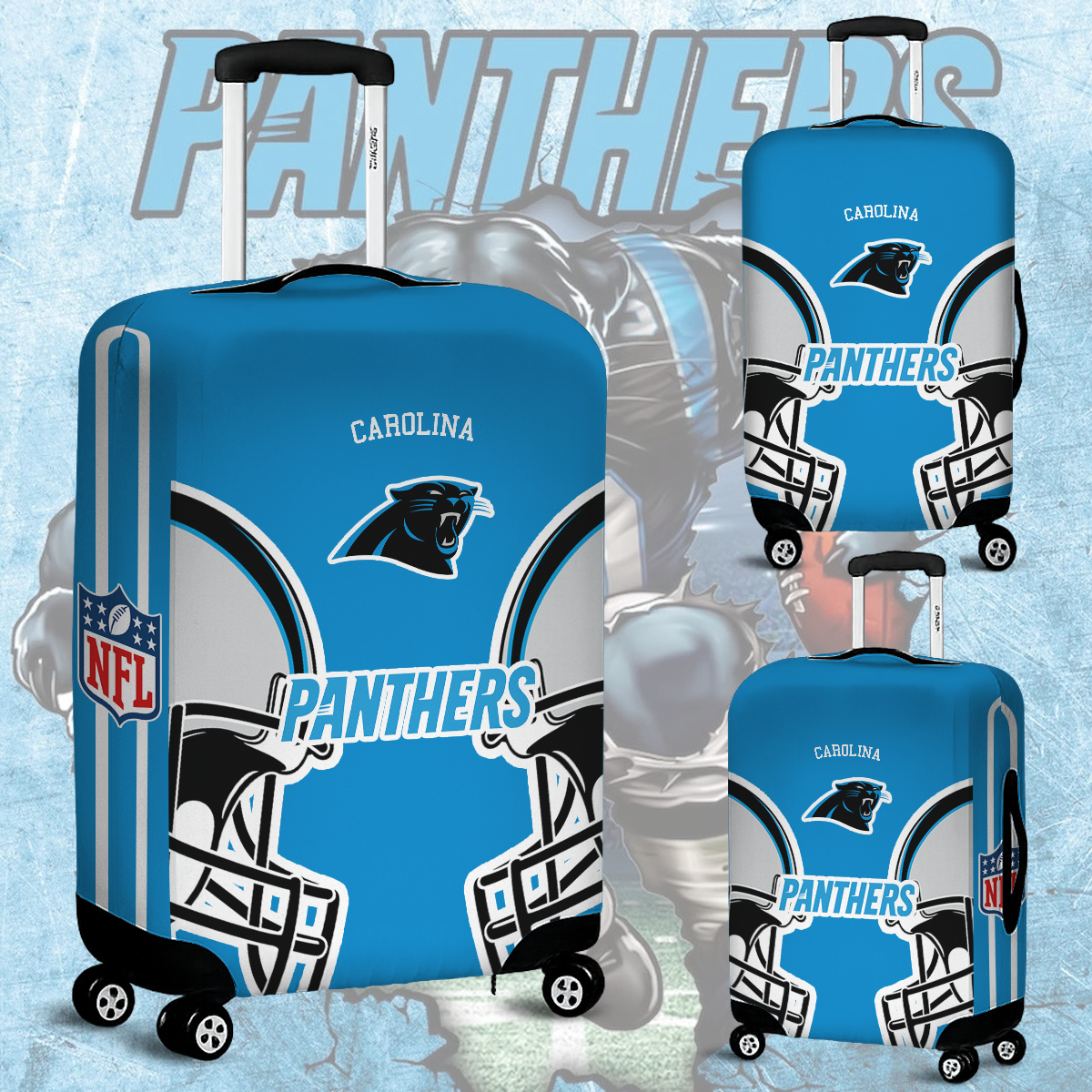 CP NFL V2 Luggage Cover Suitcase Protector DDT NTL