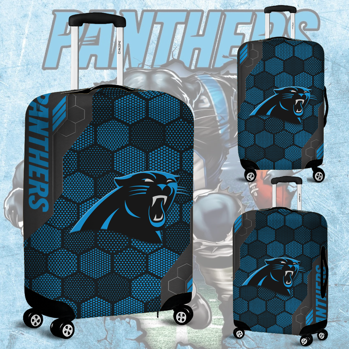 CP NFL V3 Luggage Cover Suitcase Protector DDT NTL