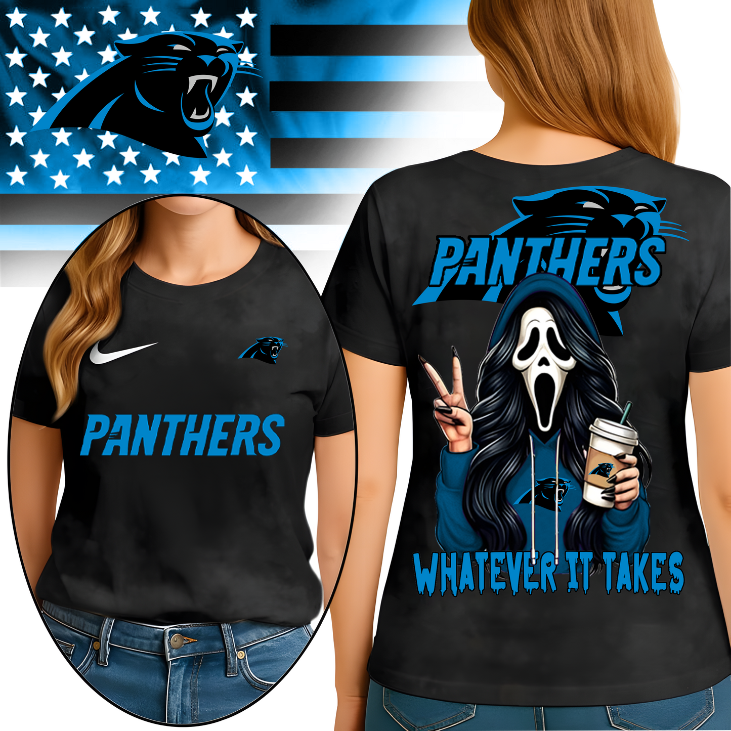 CP Premium NFL Ghostface 3D Shirt DDT HLPHUONG