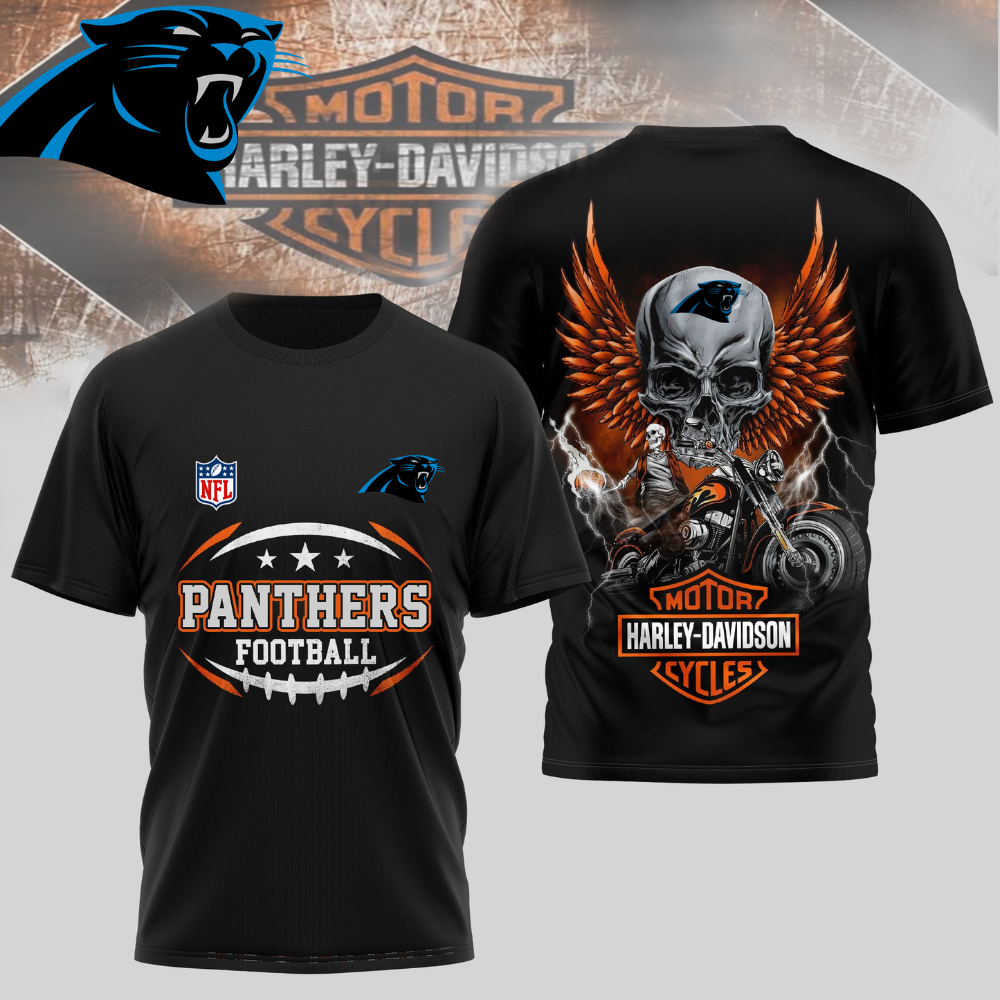 CP Premium NFL Motorcycle 3D Shirt DDT CTND
