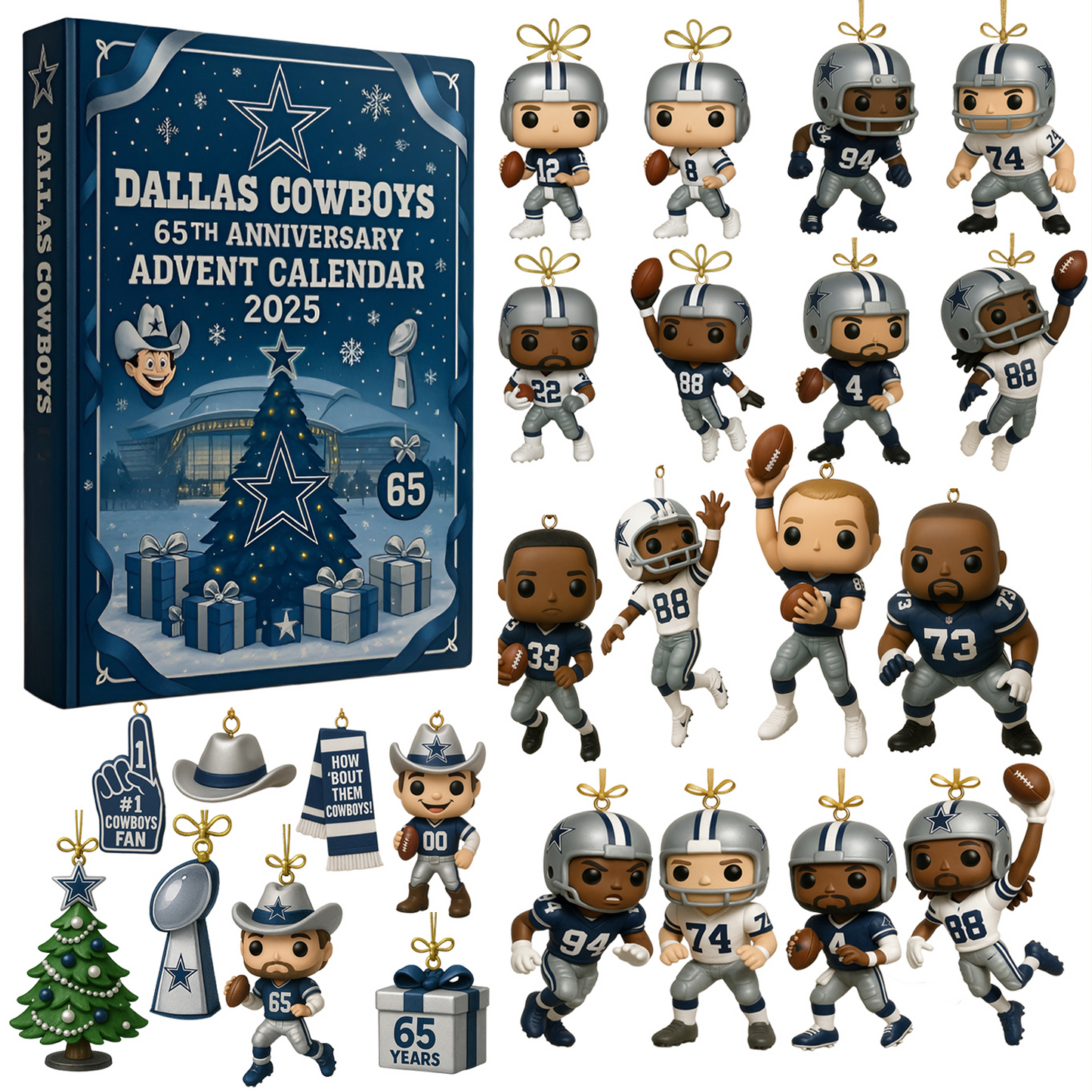 DAL x NFL Anniversary Advent Calendar DATND TANTD
