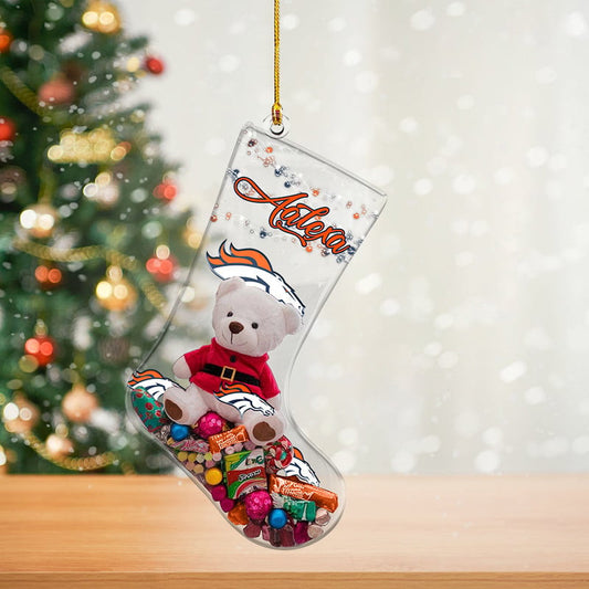 DB Christmas NFL Personalized Acrylic Ornament For Fan DDTNTL