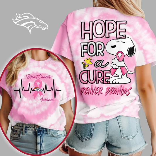 DB Premium Breast Cancer Awareness Snoopy Hope For A Cure Shirt DDT NTL