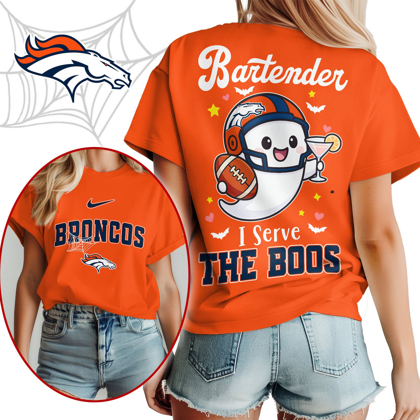 DB Premium NFL Bartender Halloween Fan Women Shirt DDT CTND
