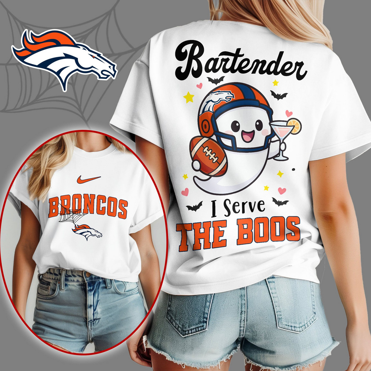 DB Premium NFL Bartender Halloween Fan Women Shirt DDT CTND