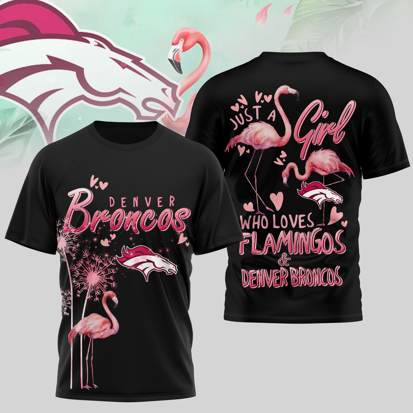 DB Premium NFL Flamingo 3D Shirt DDT NTL