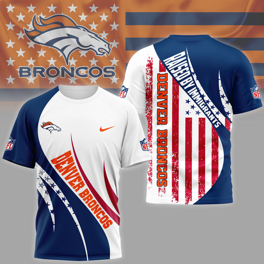 DB Premium NFL Raised By Immigrants 3D Shirt DDT NTL