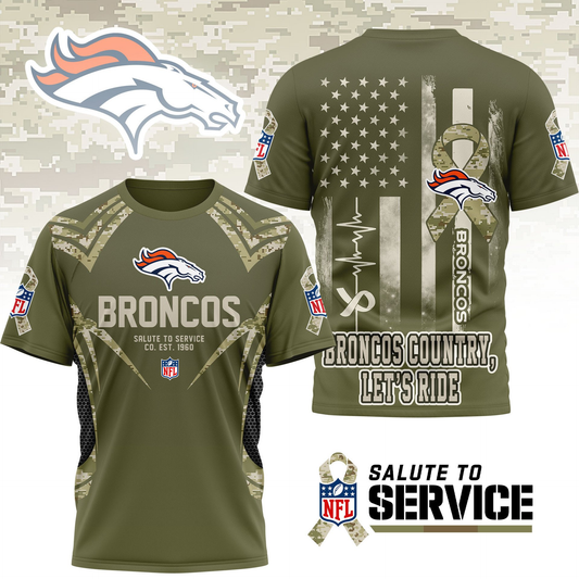 DB Premium NFL Salute to Service Camo 3D Shirt DDT CTND