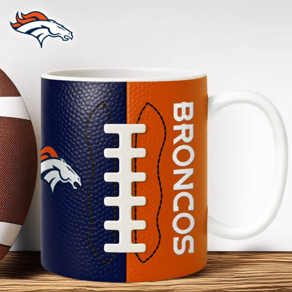 DB Premium NFL Split Color Ceramic Mug DDT HLPhuong