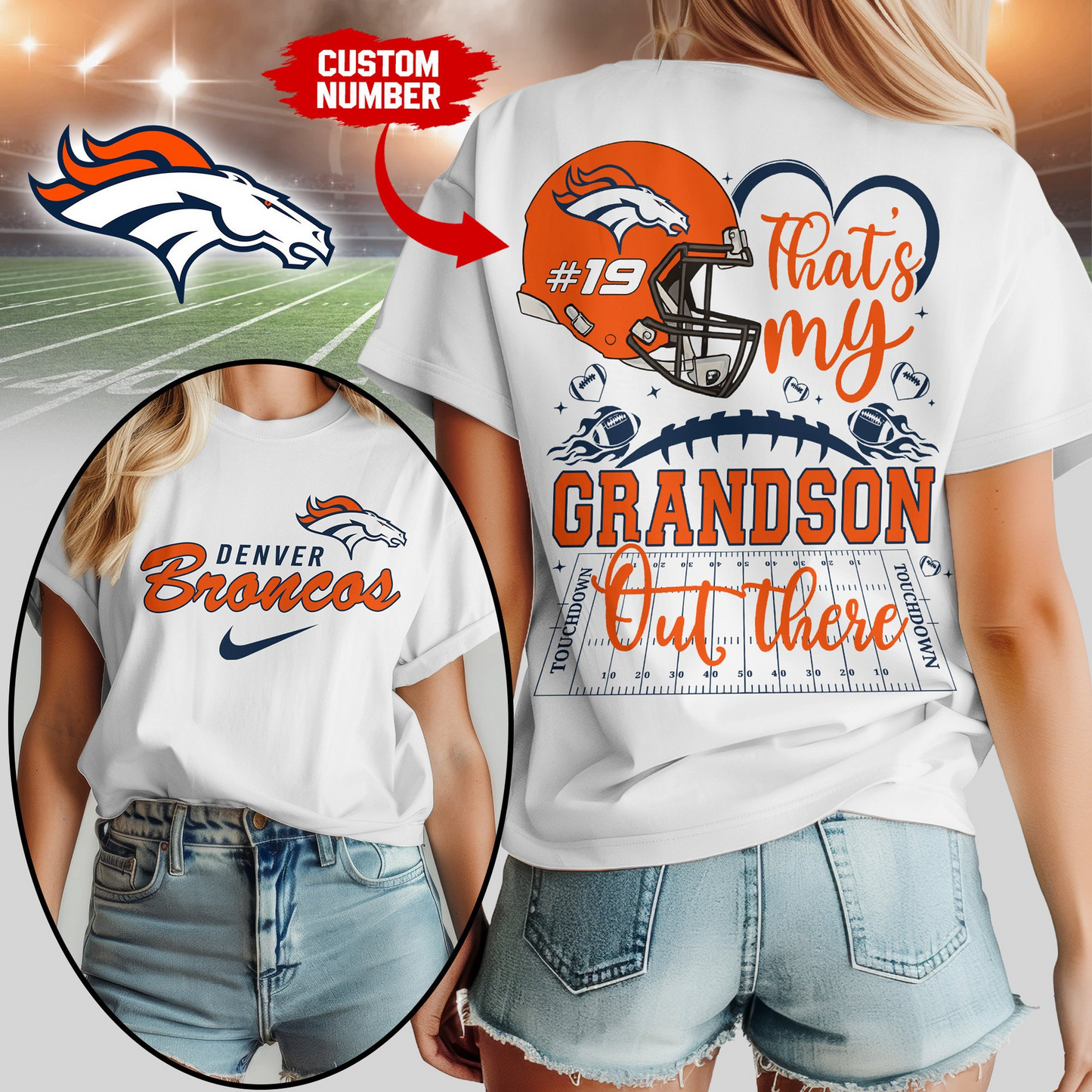 DB Premium NFL That My Grandson Out There Shirt DDT NTL