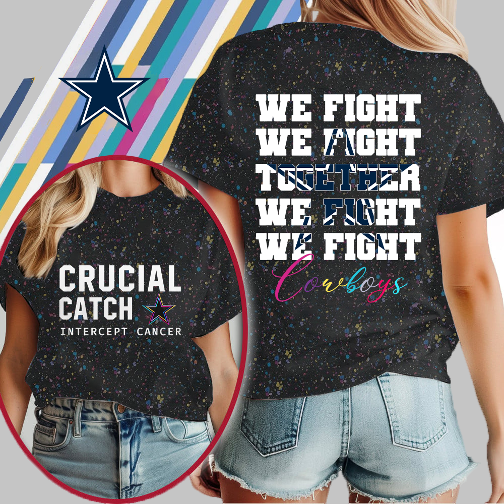 DC NFL Crucial Catch We Fight Together T-Shirt DDT HLPHUONG
