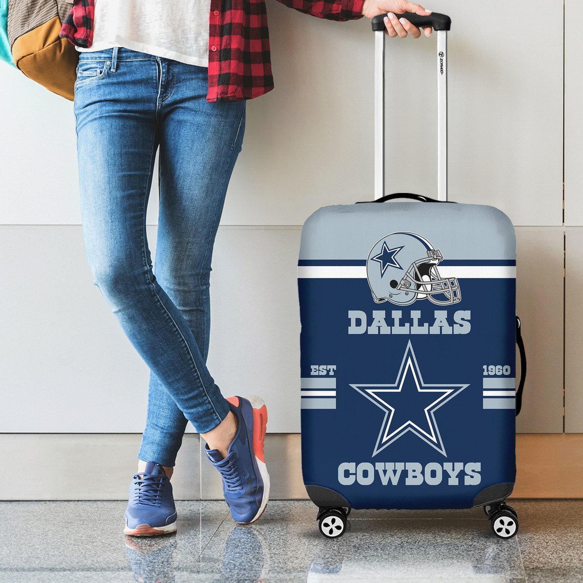 DC NFL Luggage Cover Suitcase Protector DDT NTL