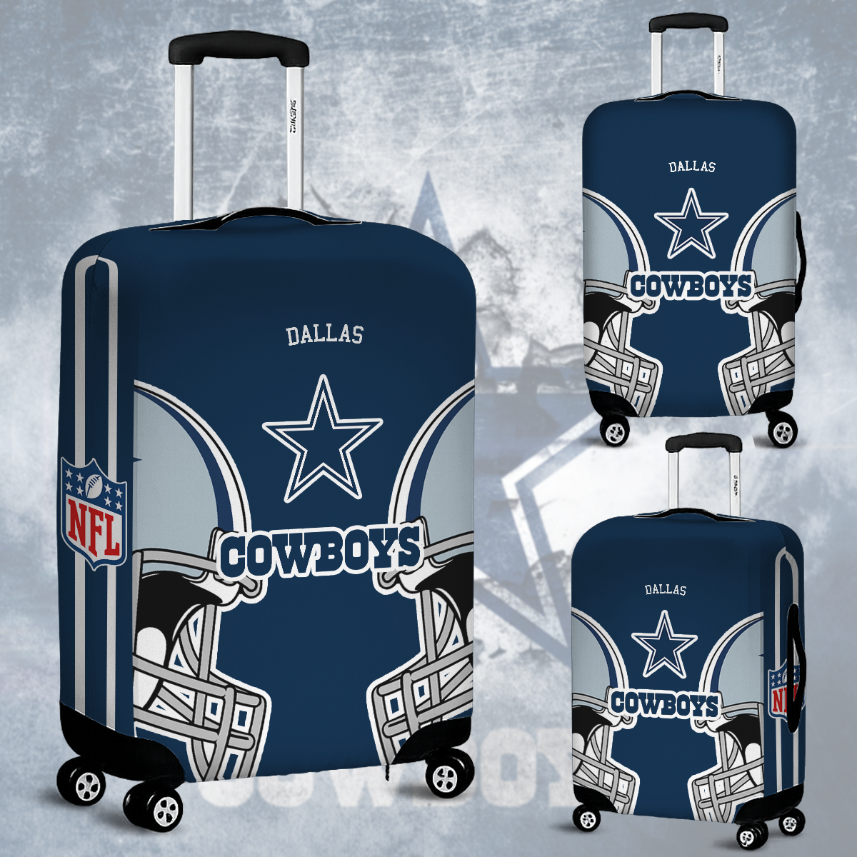 DC NFL V2 Luggage Cover Suitcase Protector DDT NTL