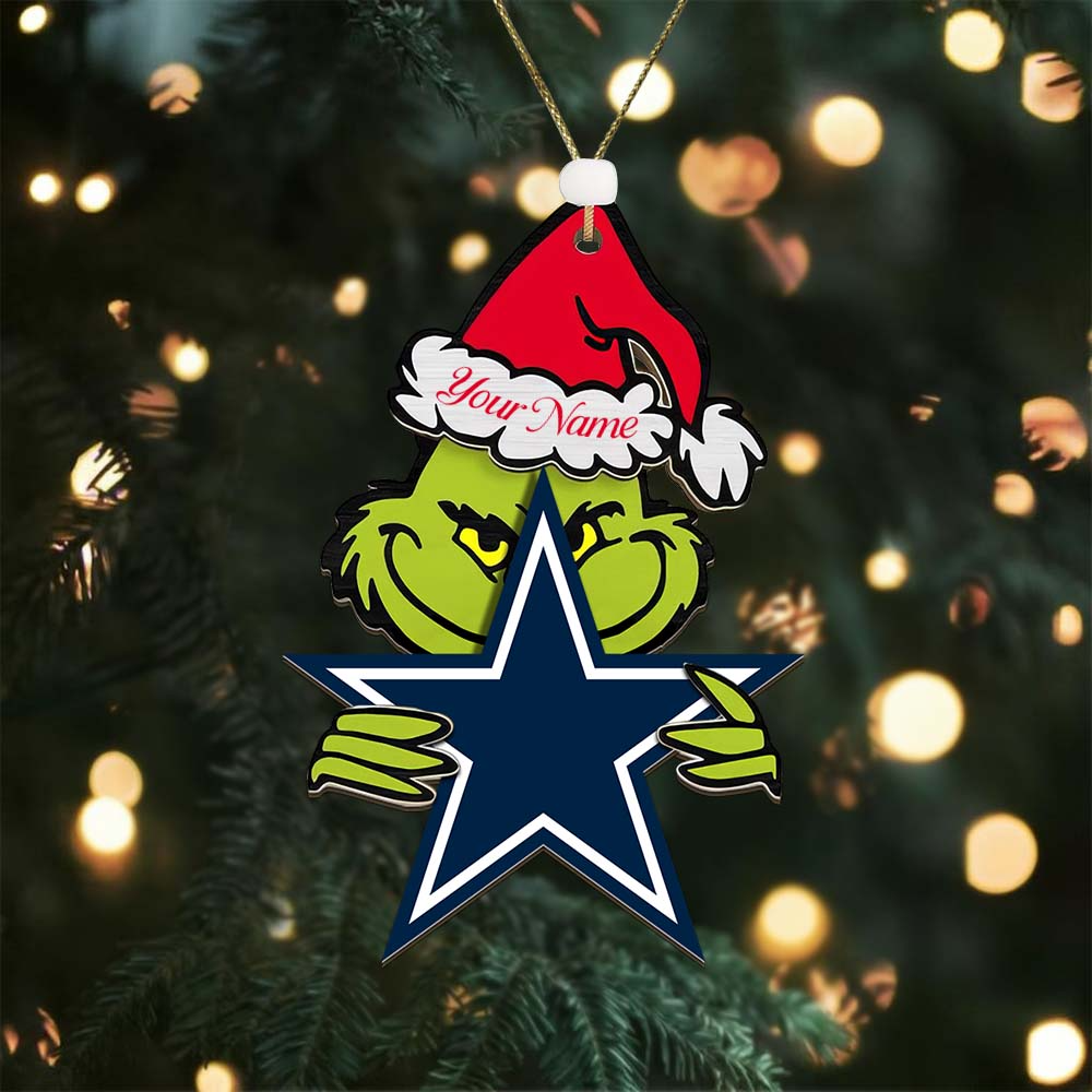 DC NFL x Grin Christmas Ornament DDT HLP