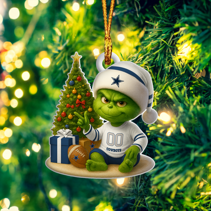 DC NFL x Grinch Premium Ornament DDT NTL
