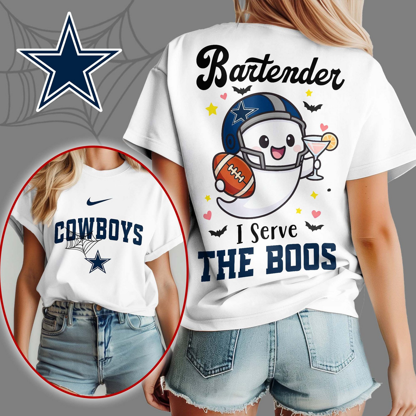 DC Premium NFL Bartender Halloween Fan Women Shirt DDT CTND