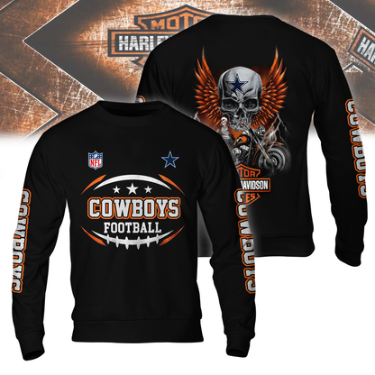 DC Premium NFL Motorcycle 3D Shirt DDT CTND