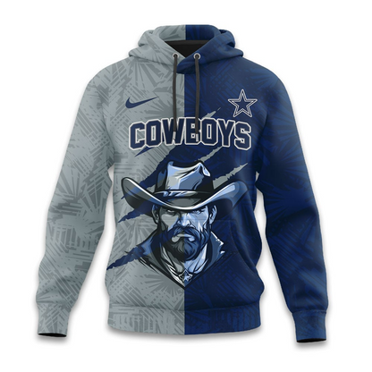 DC Premium NFL Split Color Hoodie DDT HLPHUONG