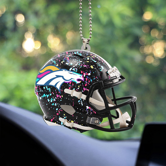 DEN x NFL Custom Shape 2-sided Car Ornament DATND TANTD