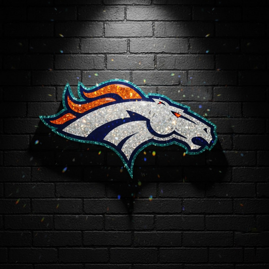 DEN X NFL Diamond Crystal Wall Art DatND DVT