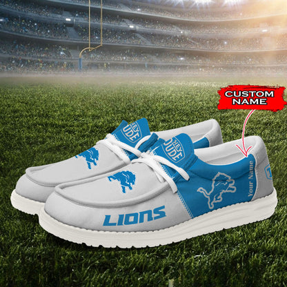 DET Personalized NFL Hey Dude Shoes DatND ThuongNH