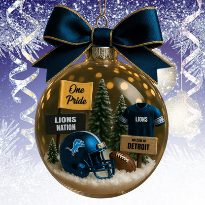 DL  NFL Acrylic Ball Ornament - Best Gift For Fans DDT CTND