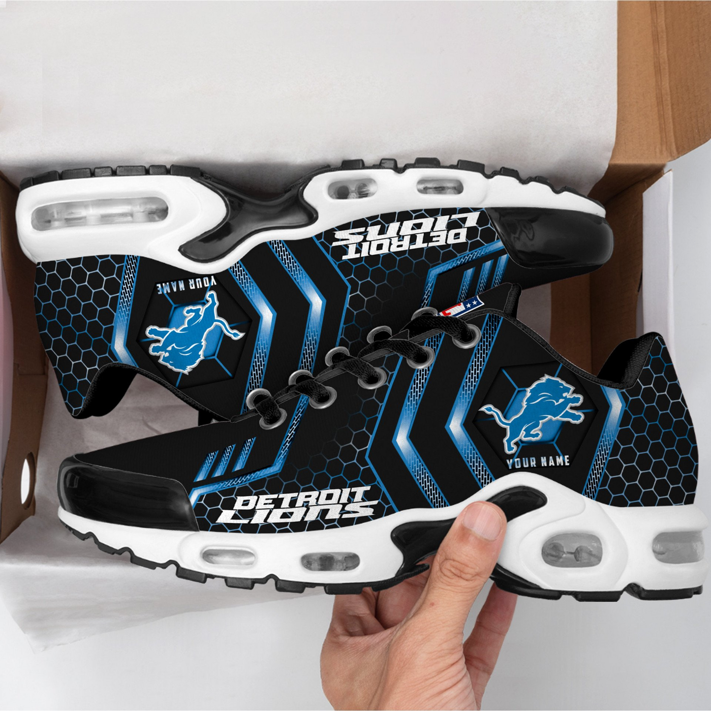 DL NFL Personalized Air Max Shoes Exclusive DDT CTND