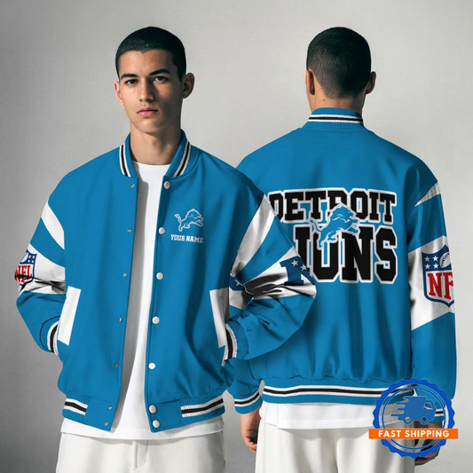 DL NFL Varsity Jacket Custom Name For Fans DDT NTL
