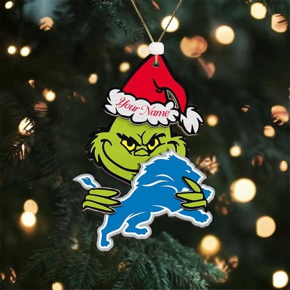 DL NFL x Grin Christmas Ornament DDT HLP