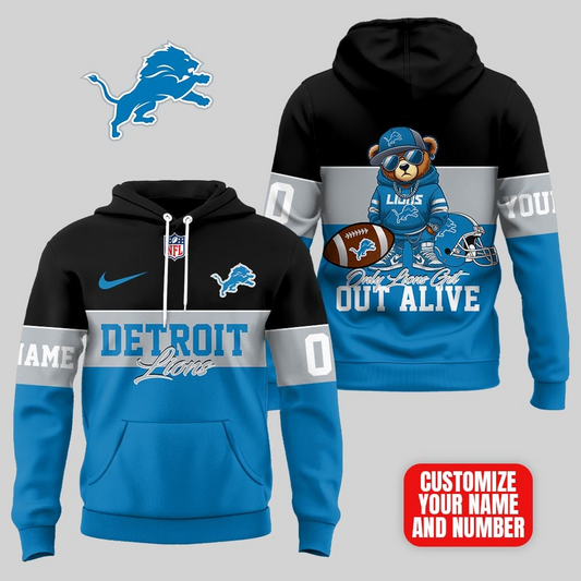 DL Premium NFL Customizable Teddy Bear Hoodie DDT HLPHUONG