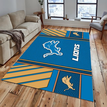 DL Premium NFL Golden Stride Rug Carpet DDT HLPHUONG