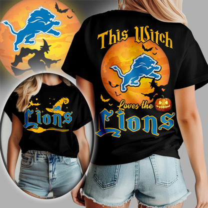 DL Premium NFL Halloween Witch Women Shirt DDT CTND