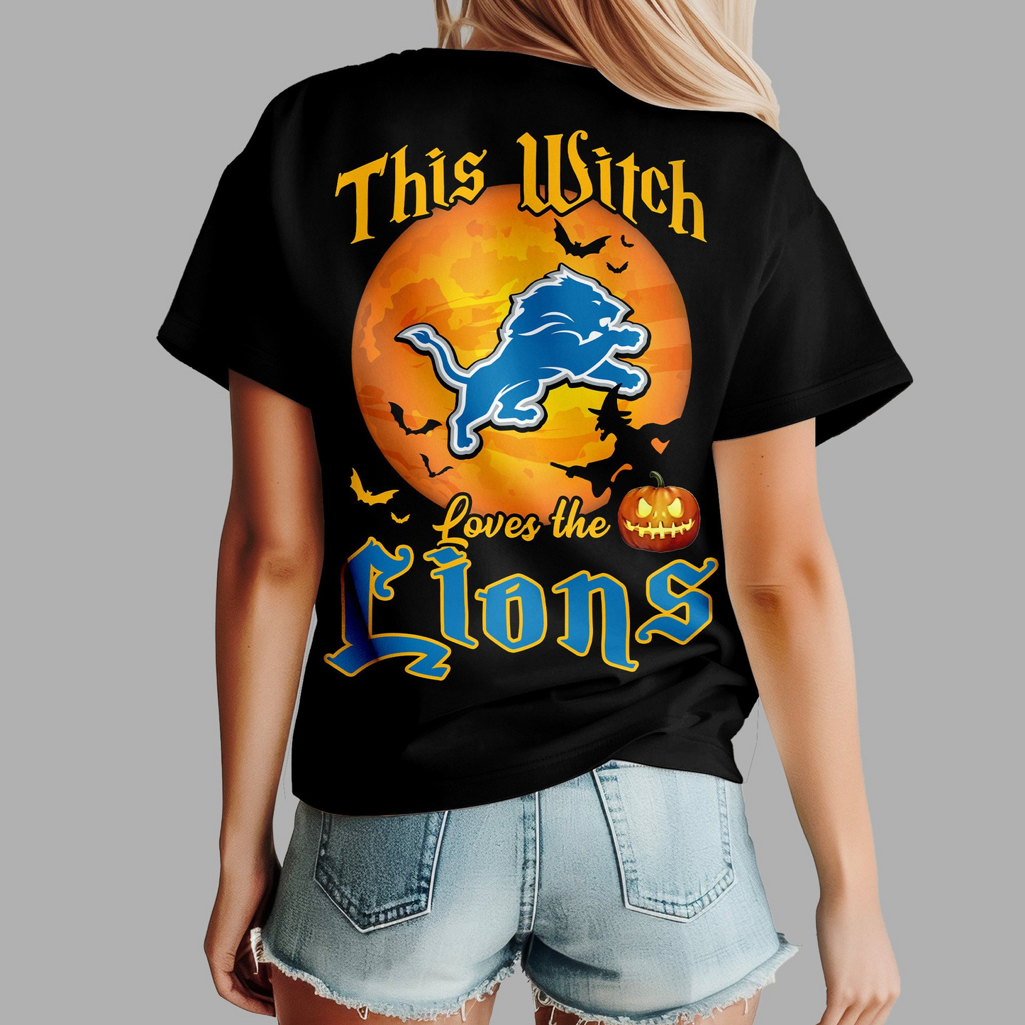 DL Premium NFL Halloween Witch Women Shirt DDT CTND