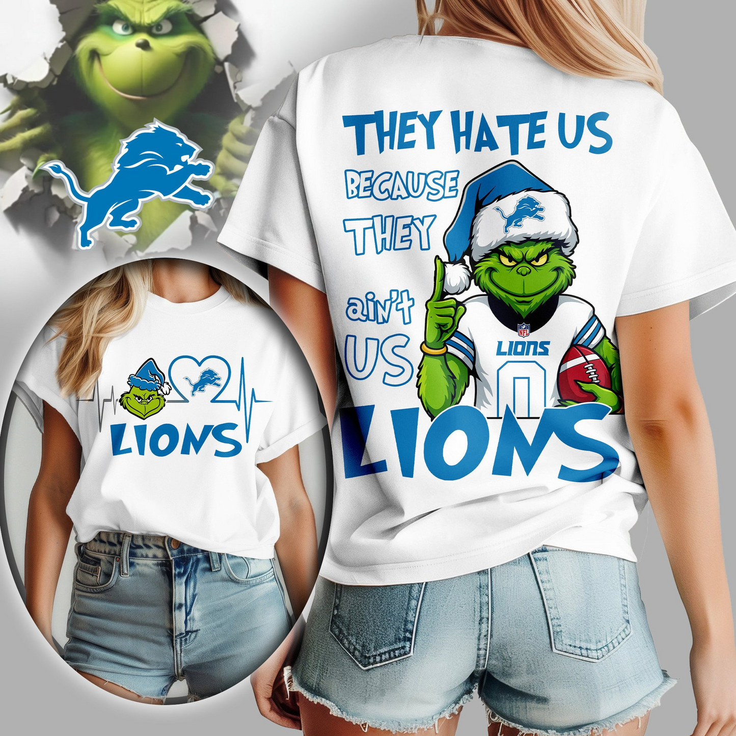 DL Premium NFL They Hate Us Woman Shirt DDT CTND