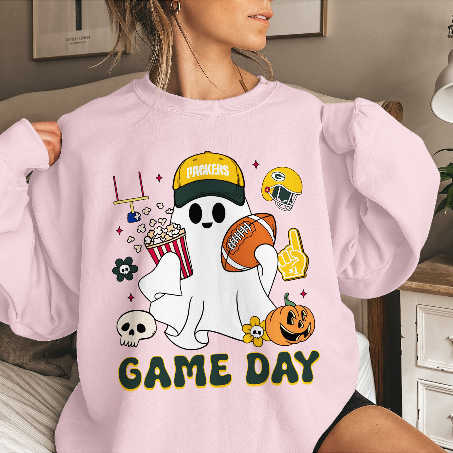 GBP Game Day Football Ghost Sweatshirt DDT NTL